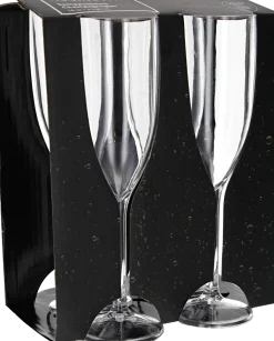 Dollarstore Glas>Champagneglas Plast