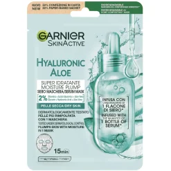 Dollarstore Ansikte & Hudvård>Garnier Hyaluronic & Aloe Sheet Mask