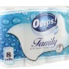 Dollarstore Toalett- & Hushållspapper>Hushållspapper 8-pack