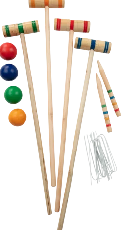 Dollarstore Trädgårdsspel|Trädgårdsspel>Krocketset