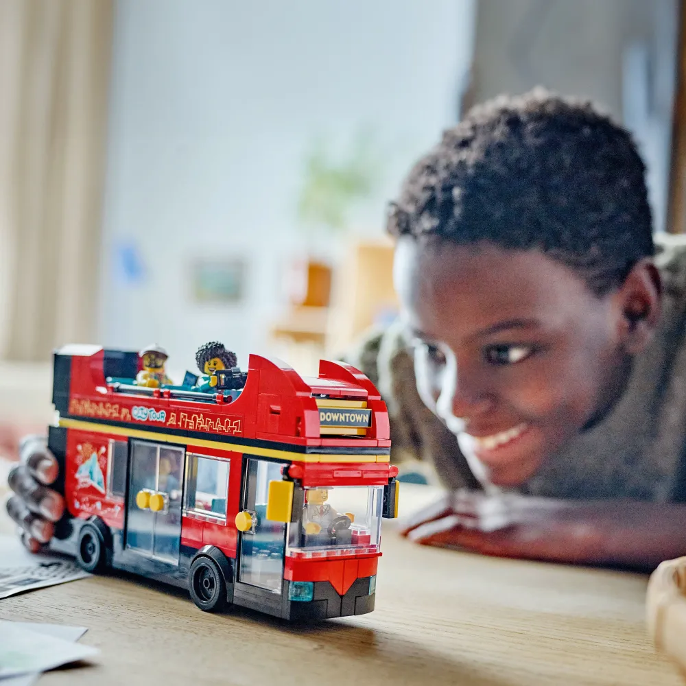 Dollarstore Lego® City>LEGO® City Great Vehicles - Röd dubbeldäckare för sightseeing