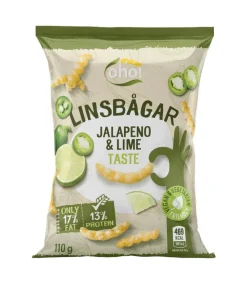 Dollarstore Snacks & Nötter>Linsbågar Jalapeño Lime