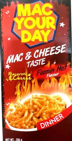 Dollarstore Pasta, Ris & Nudlar>Mac & Cheese Flamin' Hot