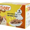 Dollarstore Kattmat>Menybox blötfoder Tiger