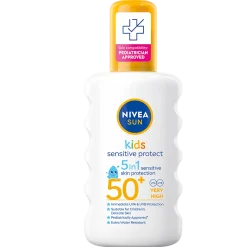 Dollarstore Solskydd & Solprodukter>Nivea Sun Kids Sensitive Spray SPF 50