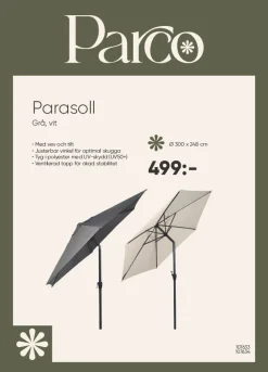 Dollarstore Utemöbler & Tillbehör|Utemöbler & Tillbehör>Parasoll