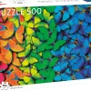 Dollarstore Spel & Pussel>Pussel Rainbow Butterflies
