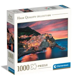 Dollarstore Spel & Pussel>Pussel Skymning i Manarola