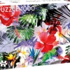 Dollarstore Spel & Pussel>Pussel Tropiska blommor