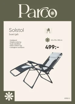 Dollarstore Utemöbler & Tillbehör|Utemöbler & Tillbehör>Solstol Baden Baden