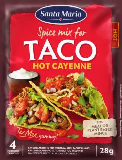 Dollarstore Kryddor|Tacos>Taco Kryddmix Hot