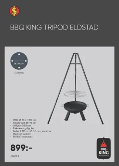 Dollarstore Grillar & Tillbehör|Grillar & Tillbehör>Tripodgrill