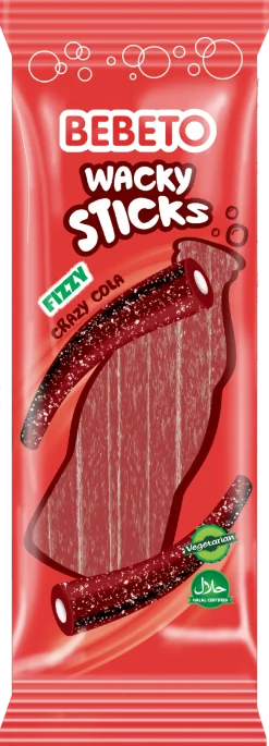 Dollarstore Godis & Choklad>Wacky Sticks fizzy cola